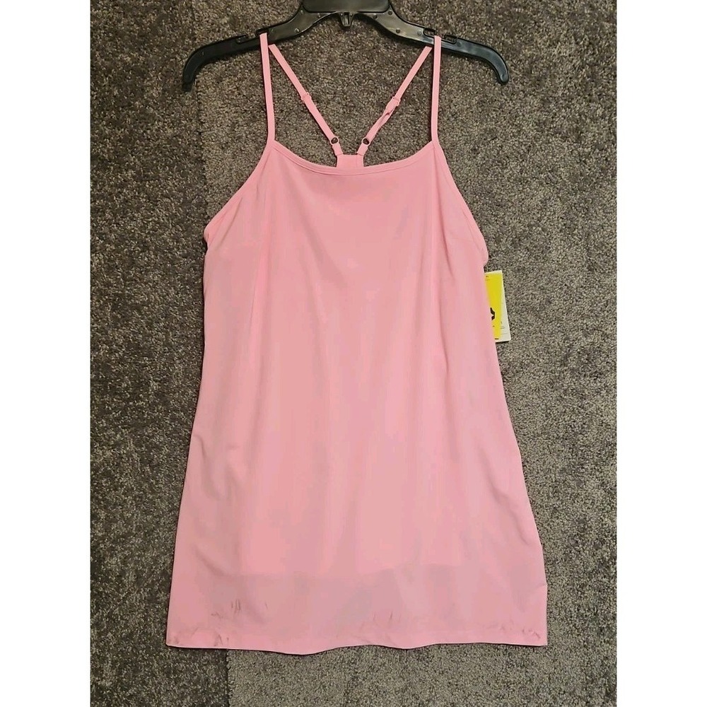 All In Motion Womens Pink Sleeveless Racerback Skort Tennis Dress Med NEW